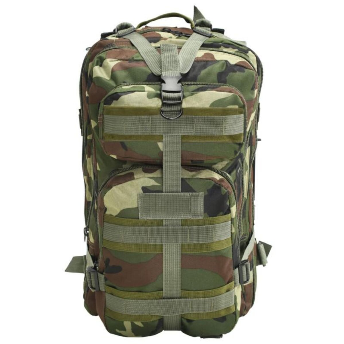 VIDAXL Sac à dos en style d armée 50 L Camouflage