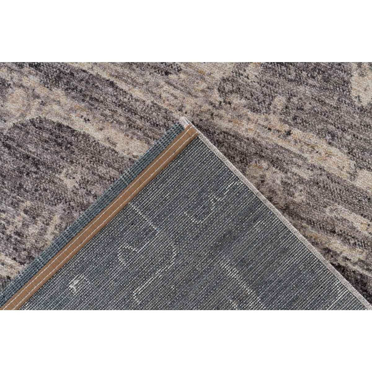 Paris Prix Tapis Tissé Imprimé Abstrait  Jaka  Gris