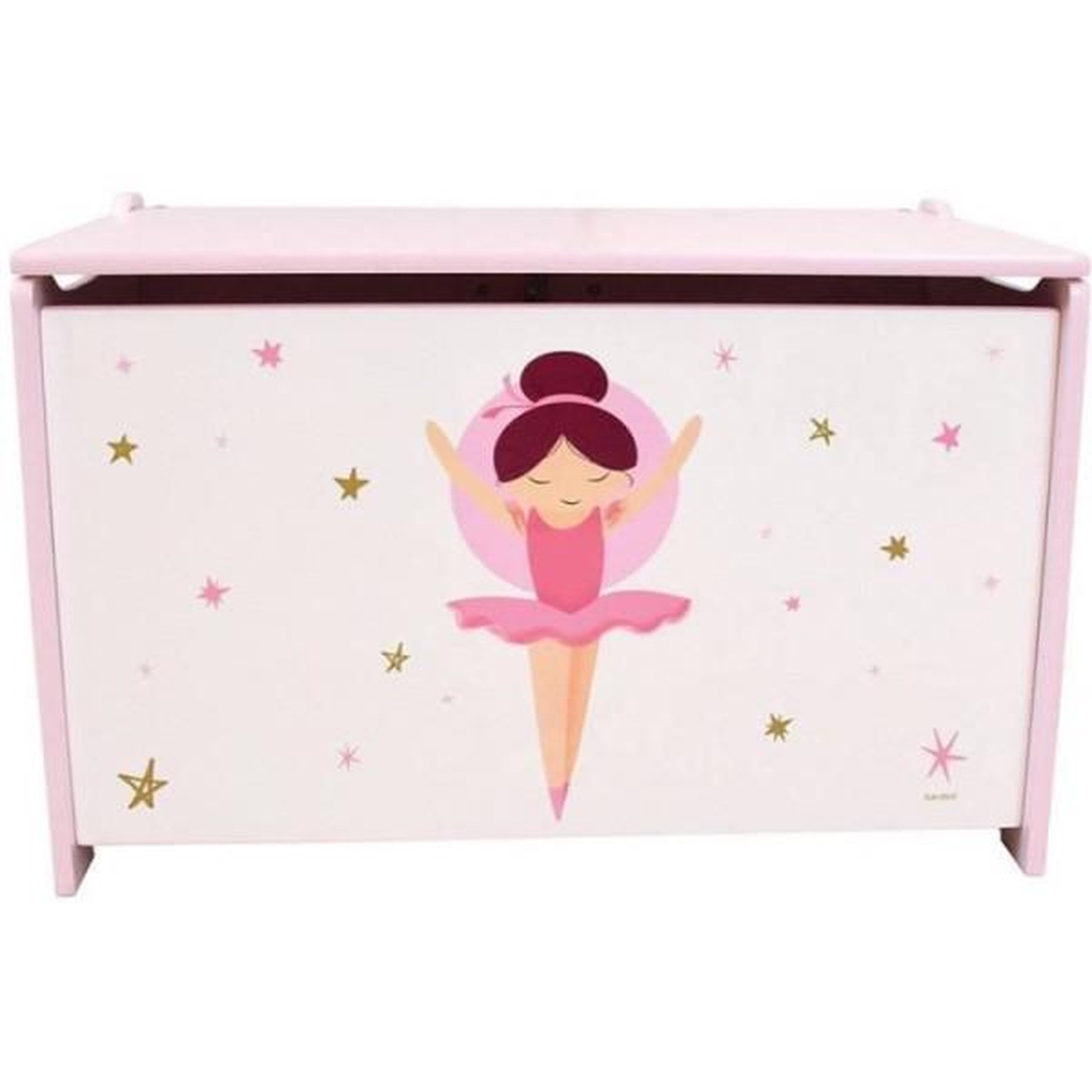 Fun House Coffret a jouets en bois - Danseuse Ballerine - FUN HOUSE - H.40 x L.58 x P.36 cm