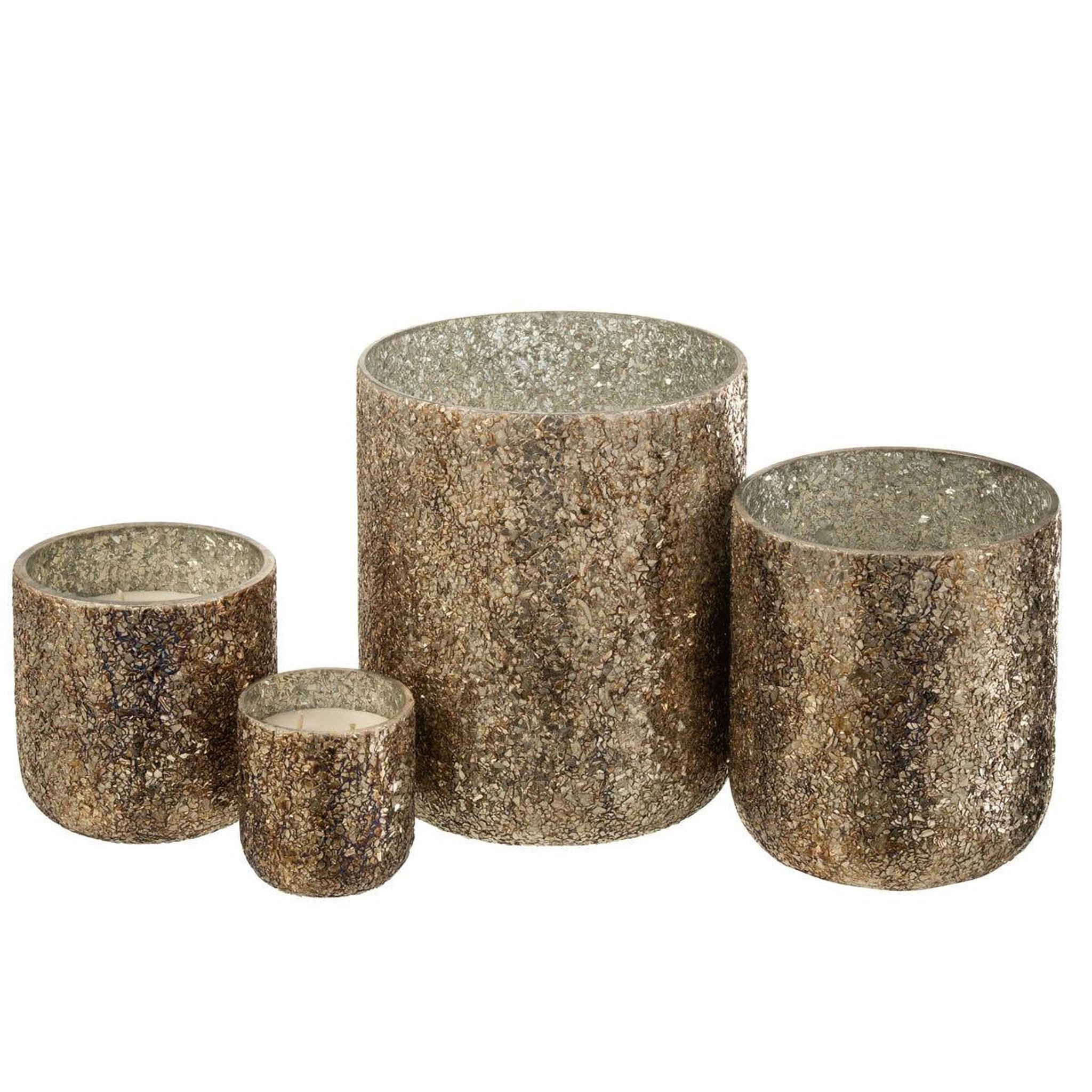 Voir la diapositive 5 : J-LINE Bougie parfumée déco  luxuria  10cm cookie crunch