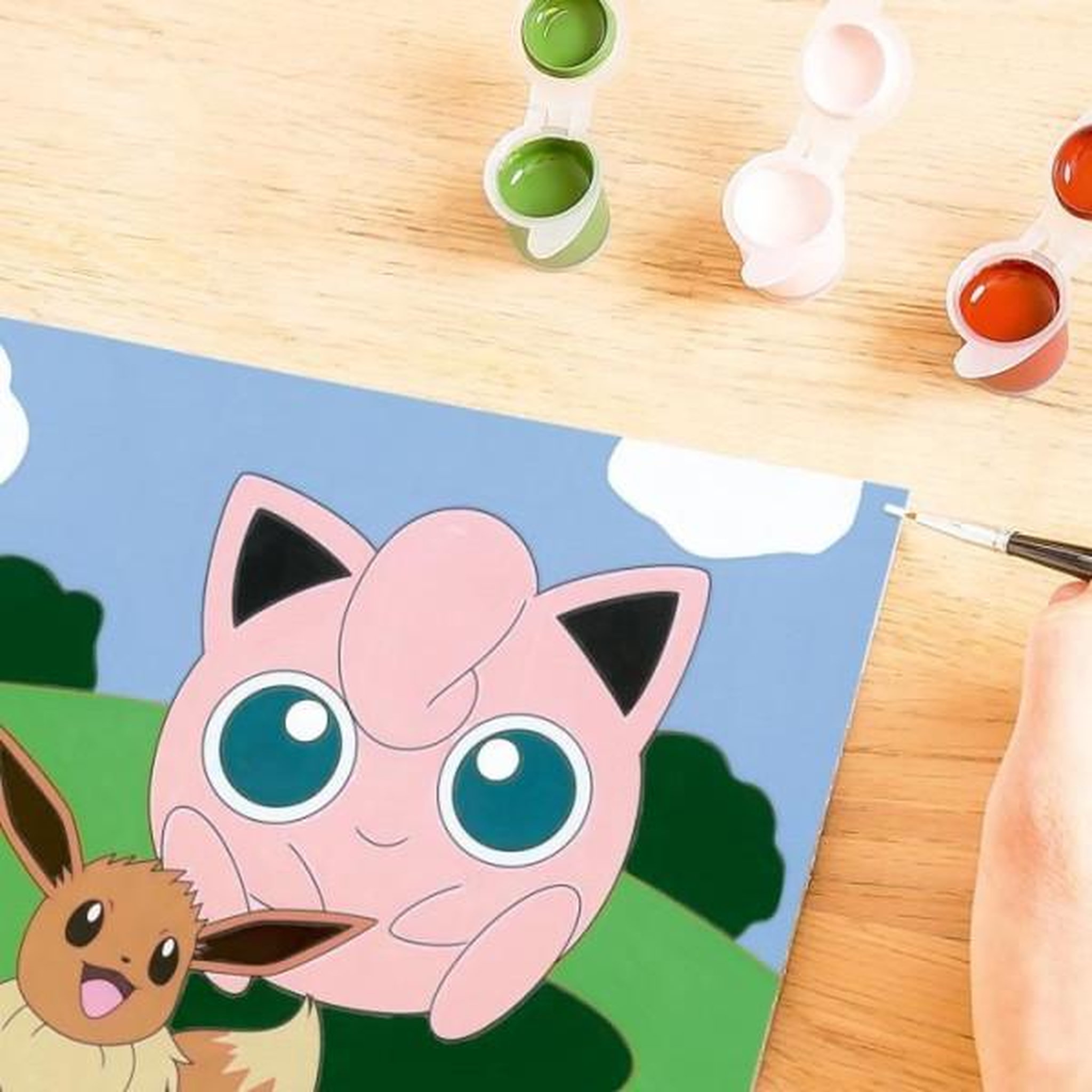 Voir la diapositive 6 : RAVENSBURGER CreArt Kids 18x24cm Pokemon, Kit de peinture par numéros Numéro d'Art, Des 7 ans, 25839, Ravensburger