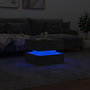 Voir la diapositive 5 : VIDAXL Table basse avec lumieres LED gris beton 50x50x40 cm
