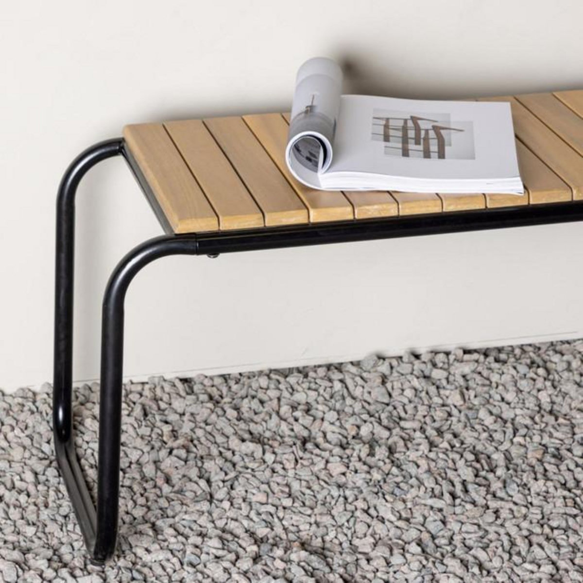 Paris Prix Banc de Jardin en Bois  Holmbeck  136cm Naturel