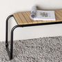 Voir la diapositive 5 : Paris Prix Banc de Jardin en Bois  Holmbeck  136cm Naturel
