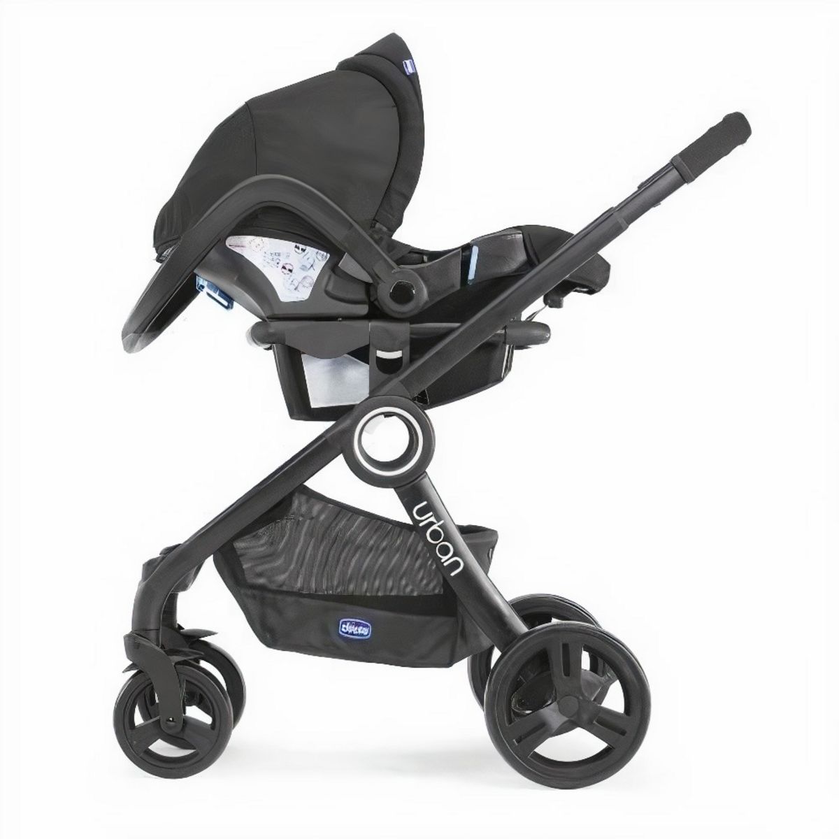 CHICCO Pack urban plus (poussette + nacelle transformable + auto-fix fast) Dune