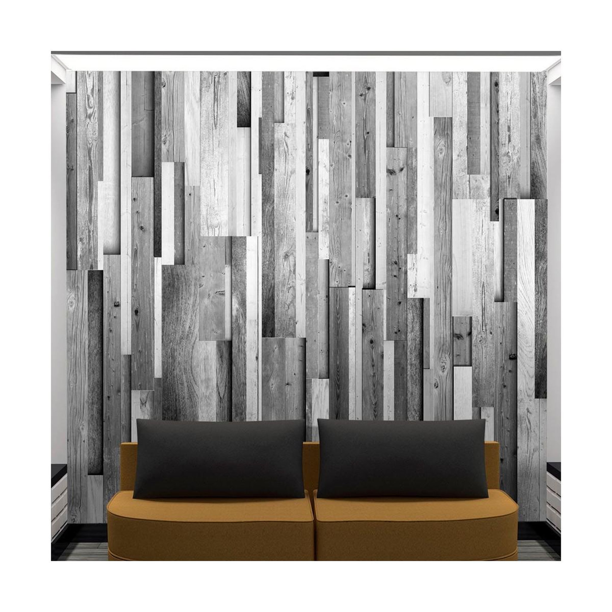 Paris Prix Papier peint  gray wood  50x1000cm