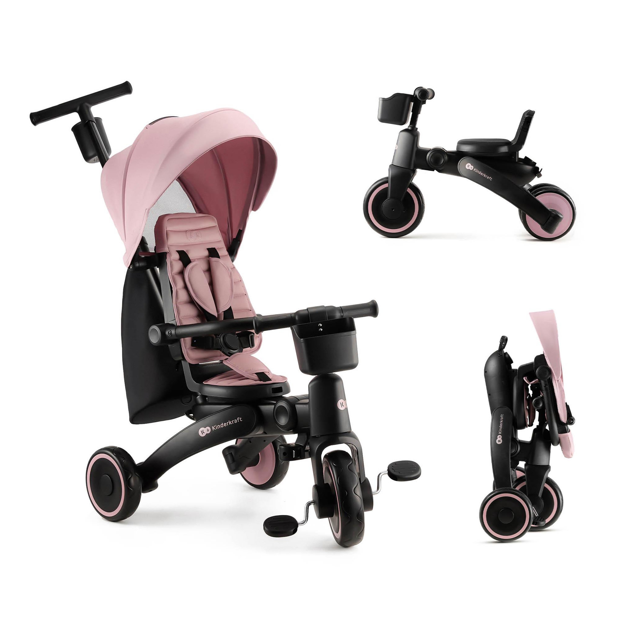 KINDERKRAFT Tricycle jazz 2 pratique et confortable. Coloris disponibles : Gris