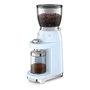Voir la diapositive 4 : SMEG Moulin à café 350g 150w bleu azur - cgf01pbeu