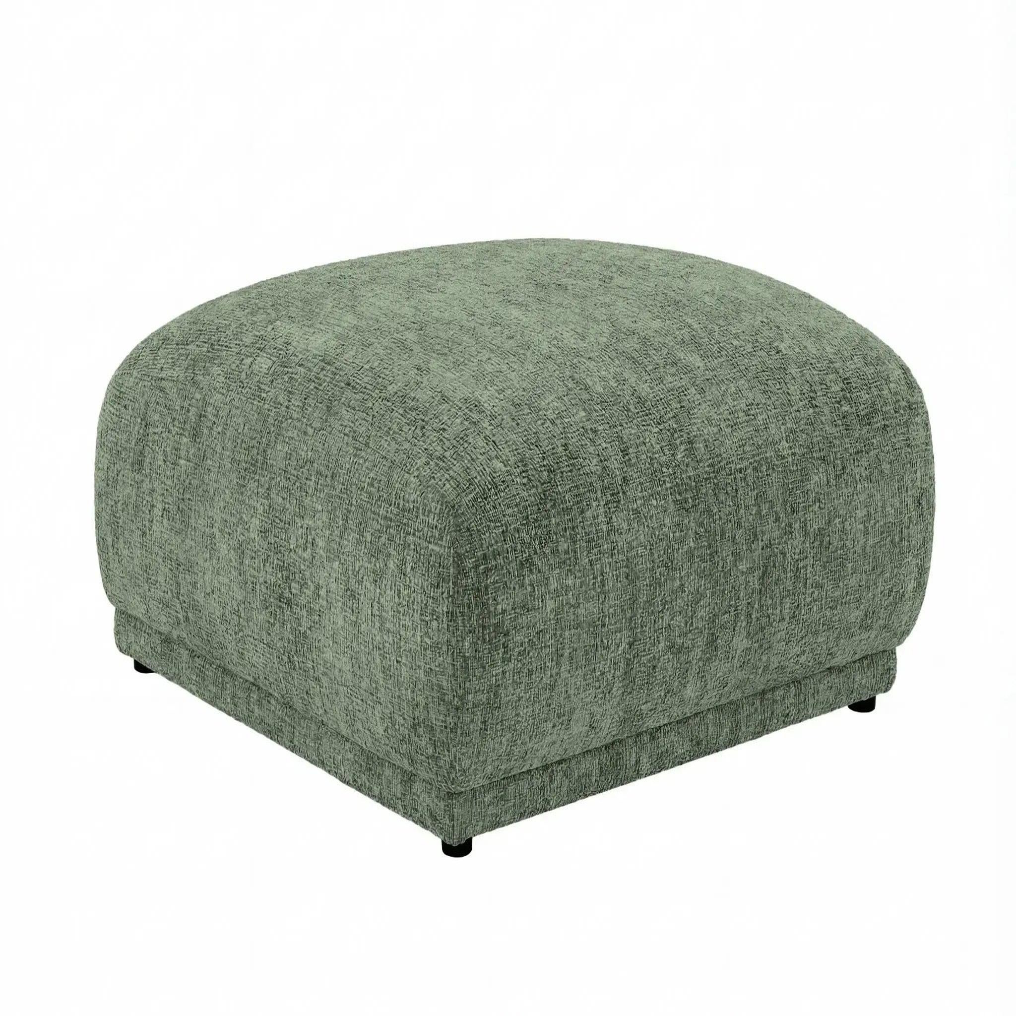 Voir la diapositive 5 : CASANOVA PARIS Rosalie - pouf tissu chenille