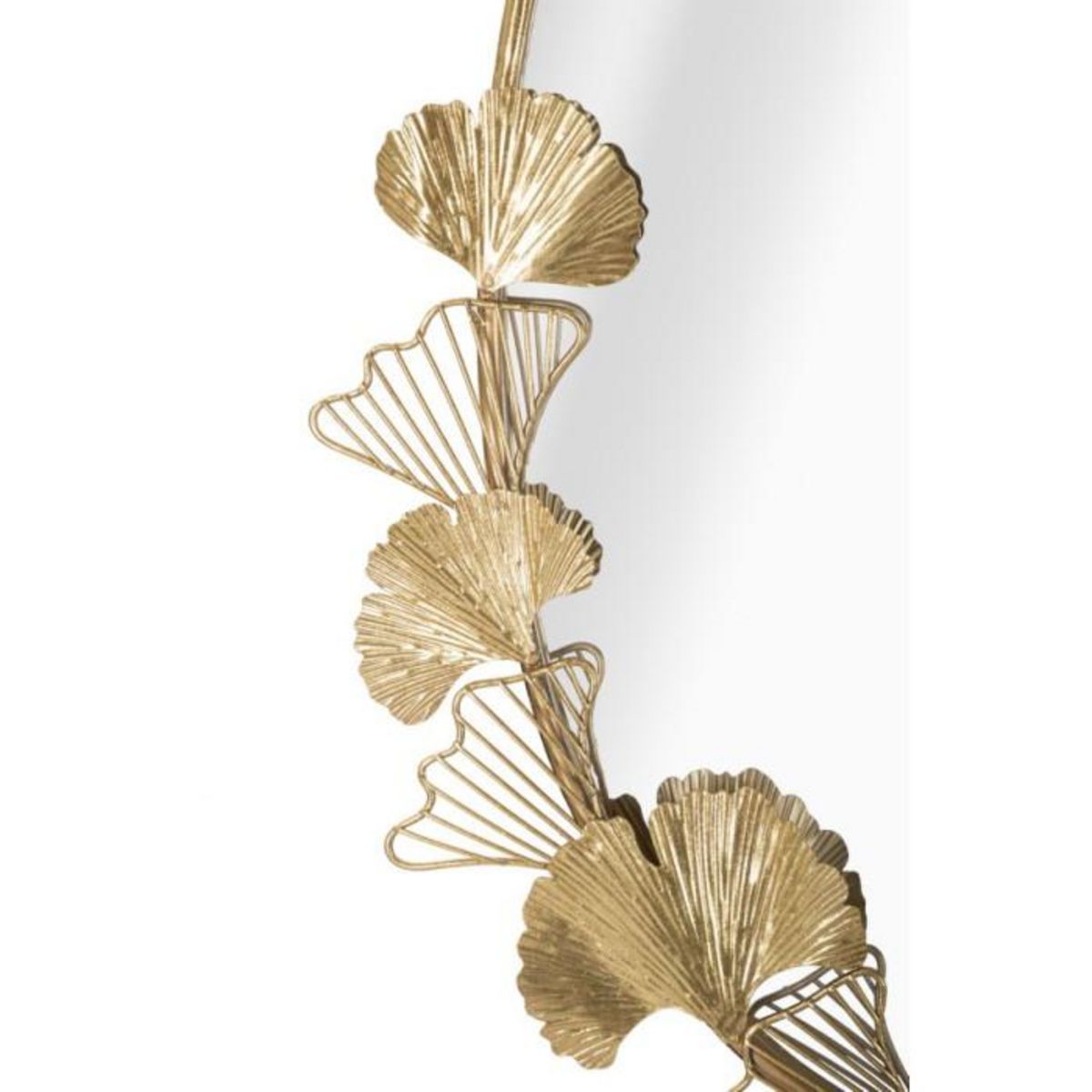 Paris Prix Miroir Mural Design  Little Leaf  78cm Or