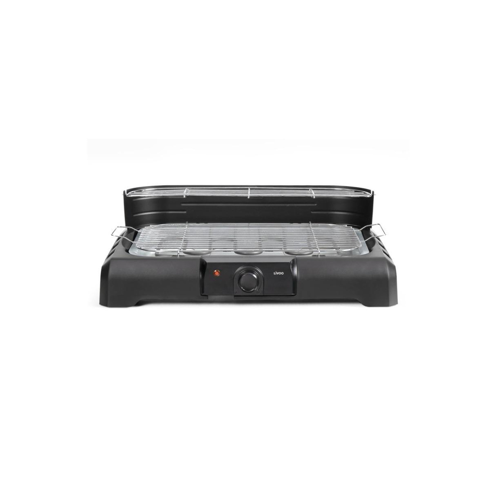 Voir la diapositive 2 : LIVOO Barbecue électrique sur pieds 2200w noir - dom507