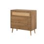 Voir la diapositive 6 : BEST MOBILIER Goto - commode - effet bois et cannage - 80 cm