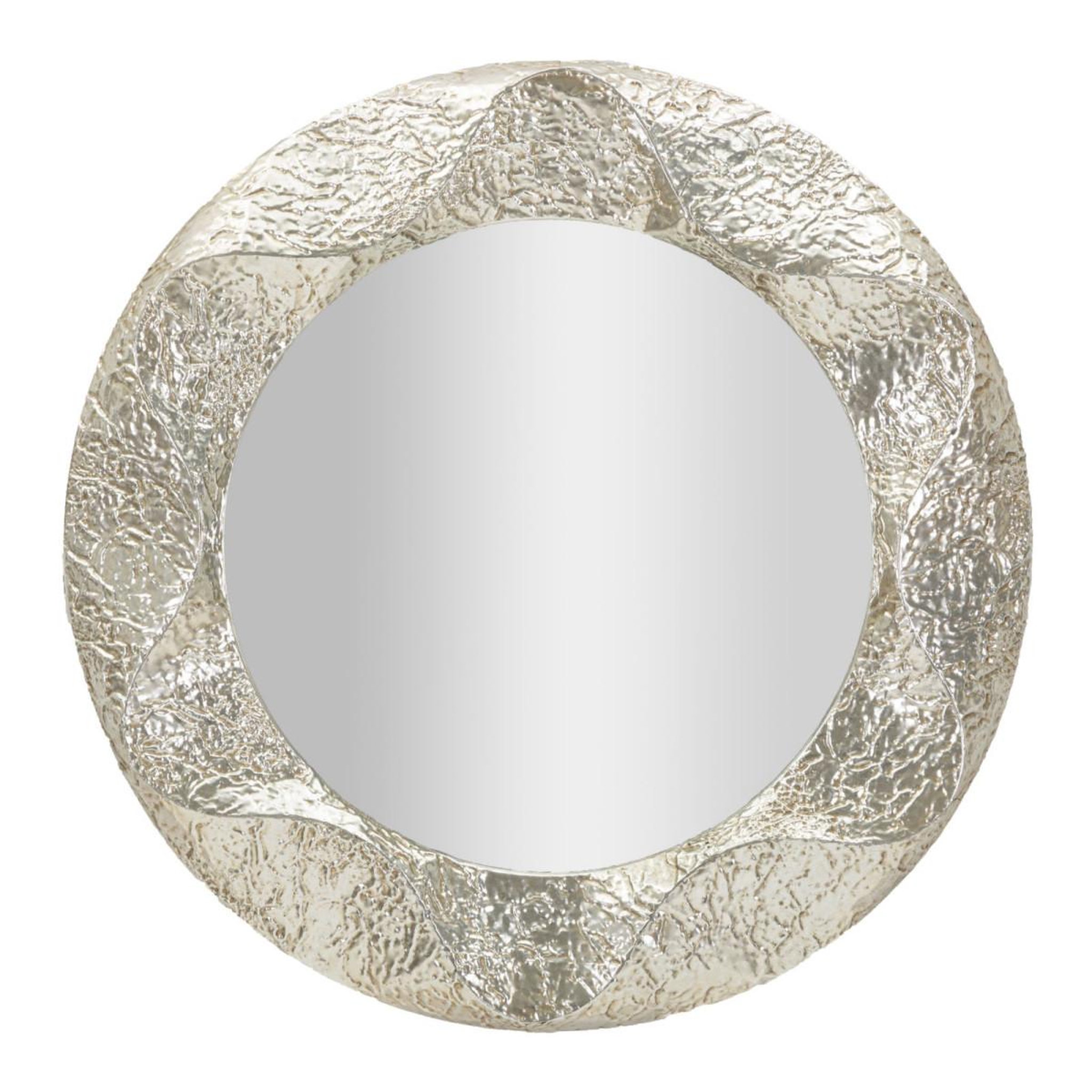 Paris Prix Miroir Rond Design  Argelux  104cm Argent