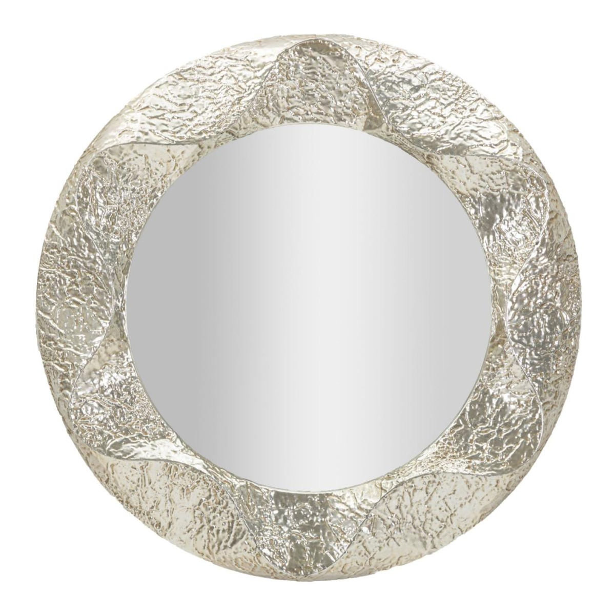 Paris Prix Miroir Rond Design  Argelux  104cm Argent