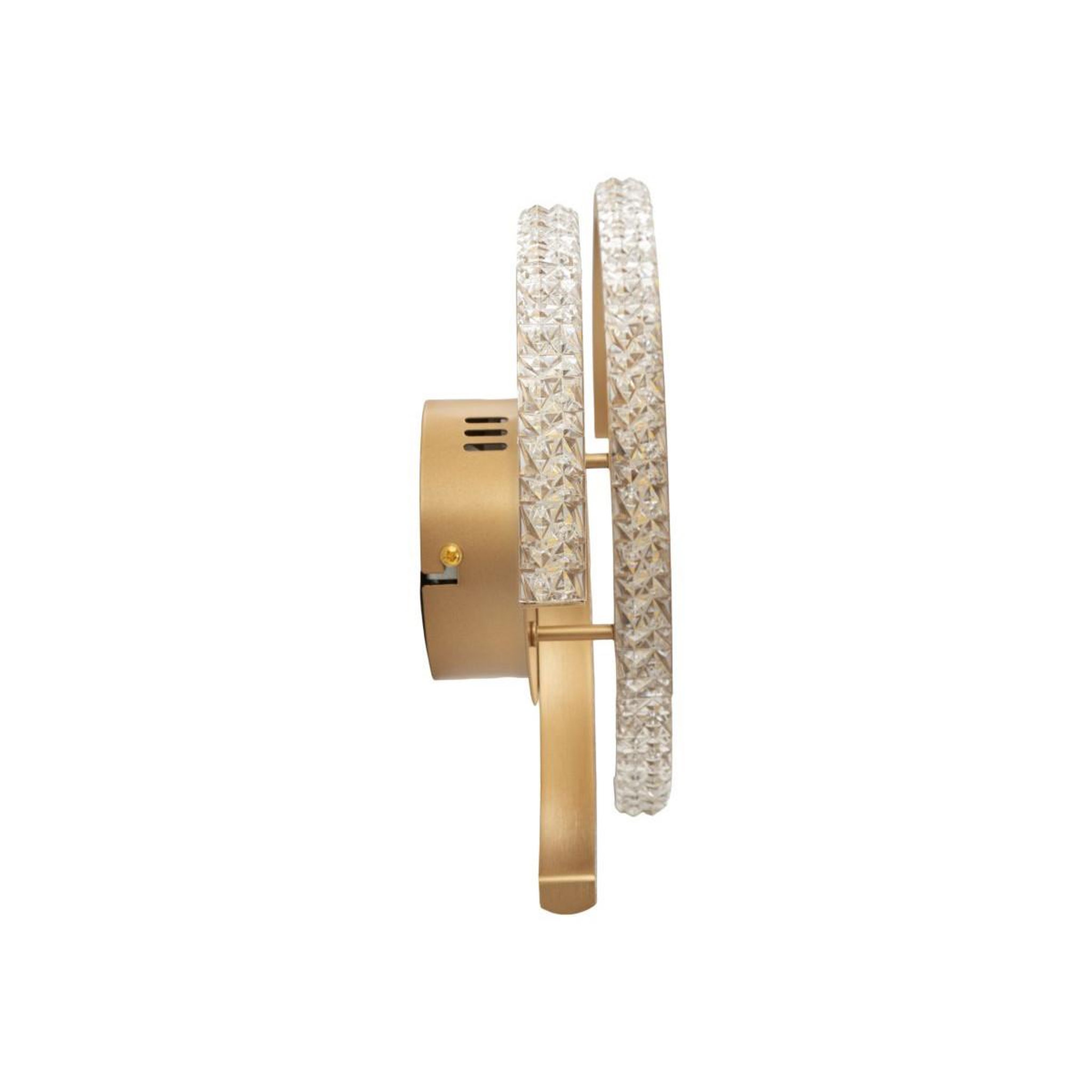 Voir la diapositive 3 : Paris Prix Applique murale led  double c  41cm or