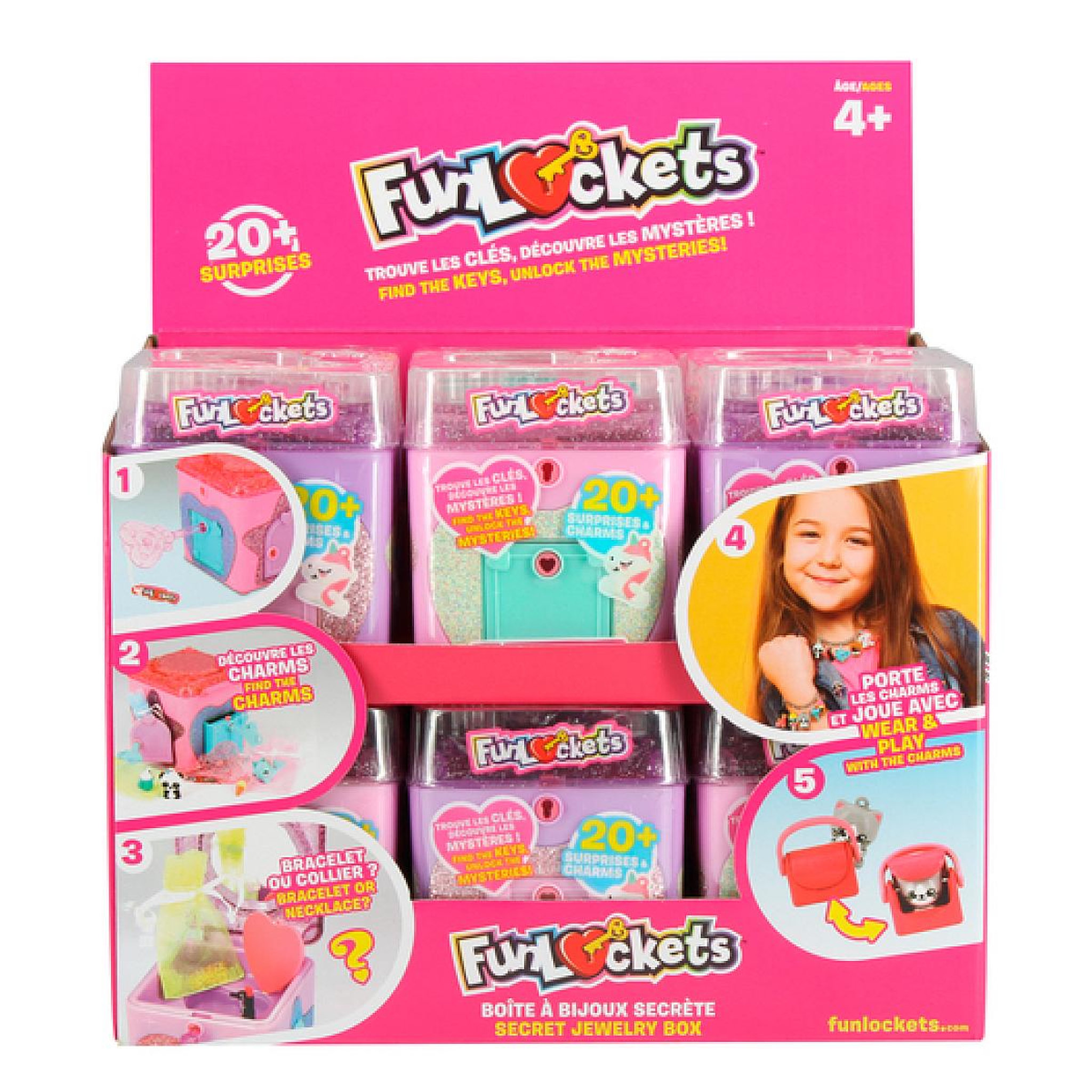TF1 Games Jumbo Funlockets - boite à secrets asst