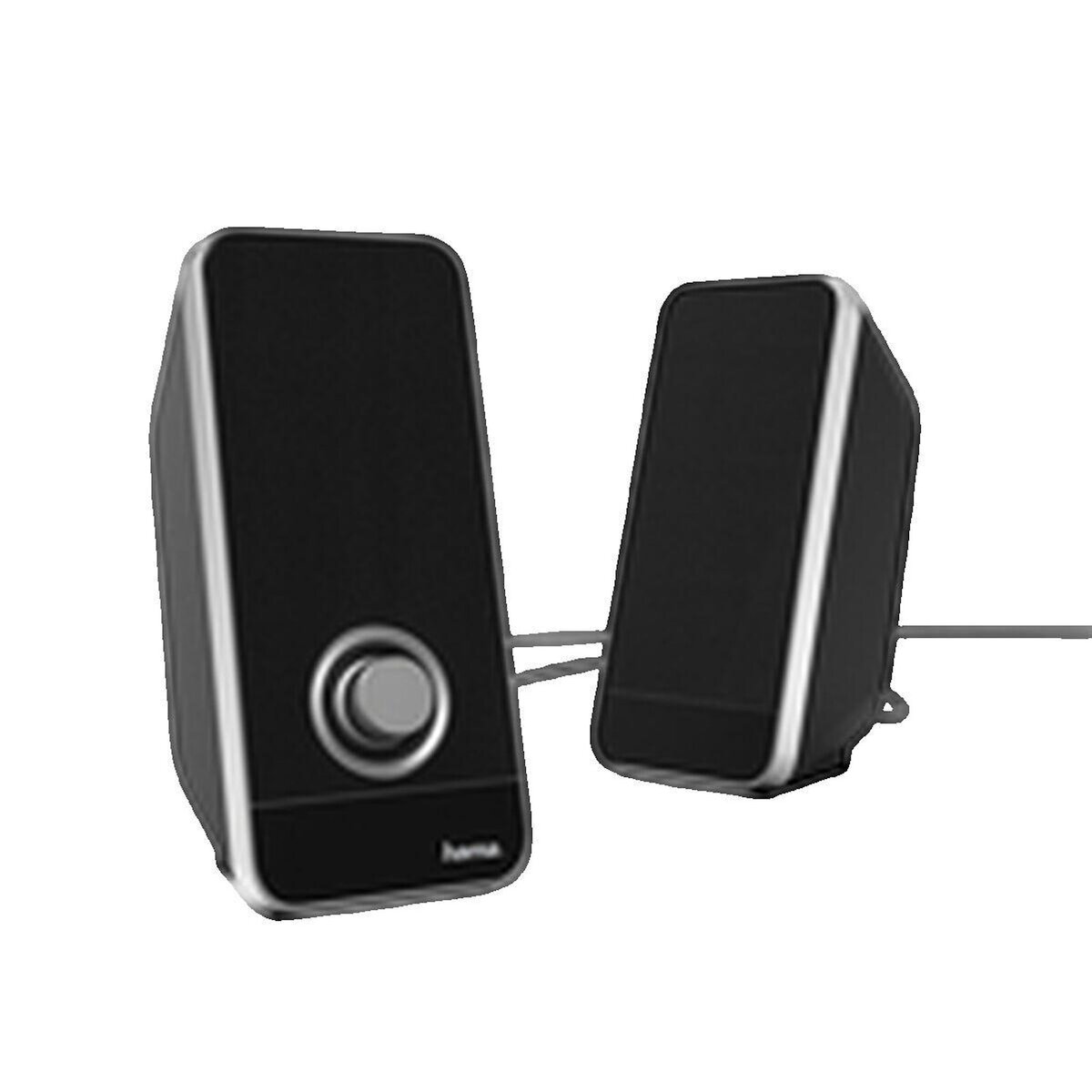 Hama Haut-parleurs PC Hama Sonic LS-206 Noir et Argent