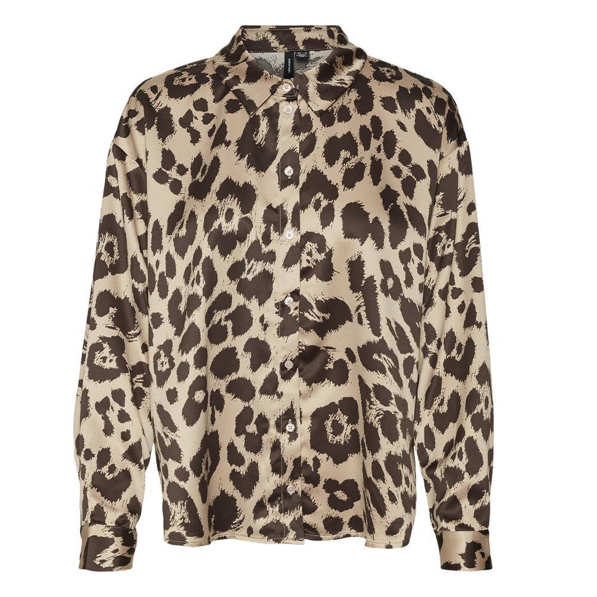 Voir la diapositive 4 : Vero Moda Chemise Marron Femme Vero Moda Merle