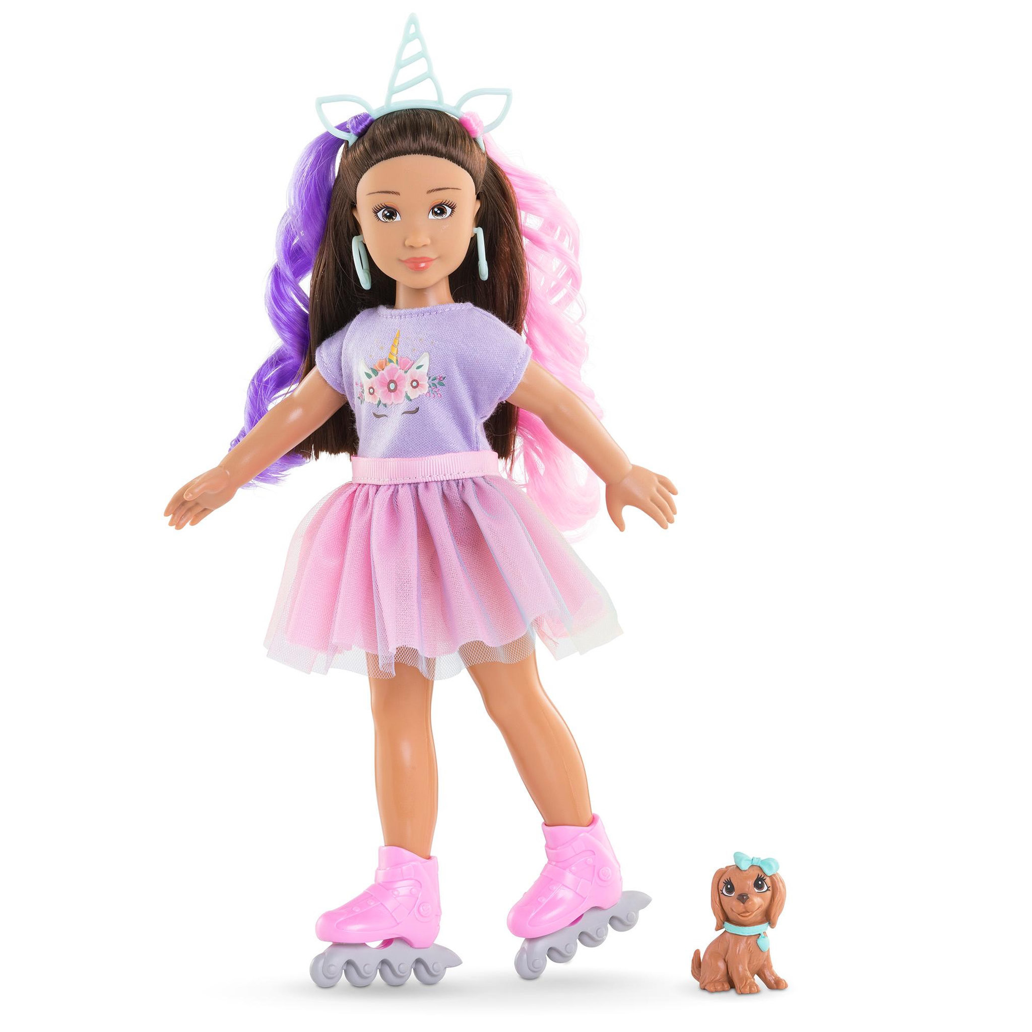 Voir la diapositive 2 : Corolle Coffret Poupée Corolle Girls Luna Licorne