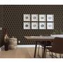 Voir la diapositive 5 : DUTCH WALLCOVERINGS DUTCH WALLCOVERINGS Papier peint Geometric Noir et dore
