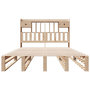 Voir la diapositive 4 : VIDAXL Lit bibliotheque sans matelas 140x200 cm bois massif de pin