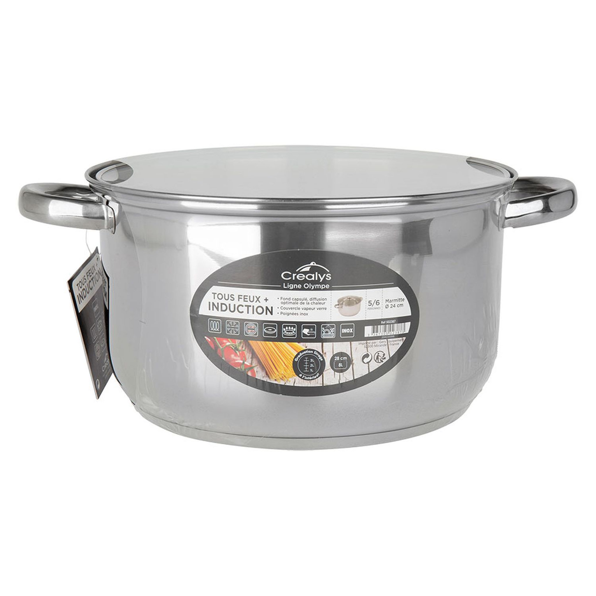 Voir la diapositive 4 : GERS Marmite 6 L CREALYS OLYMPE