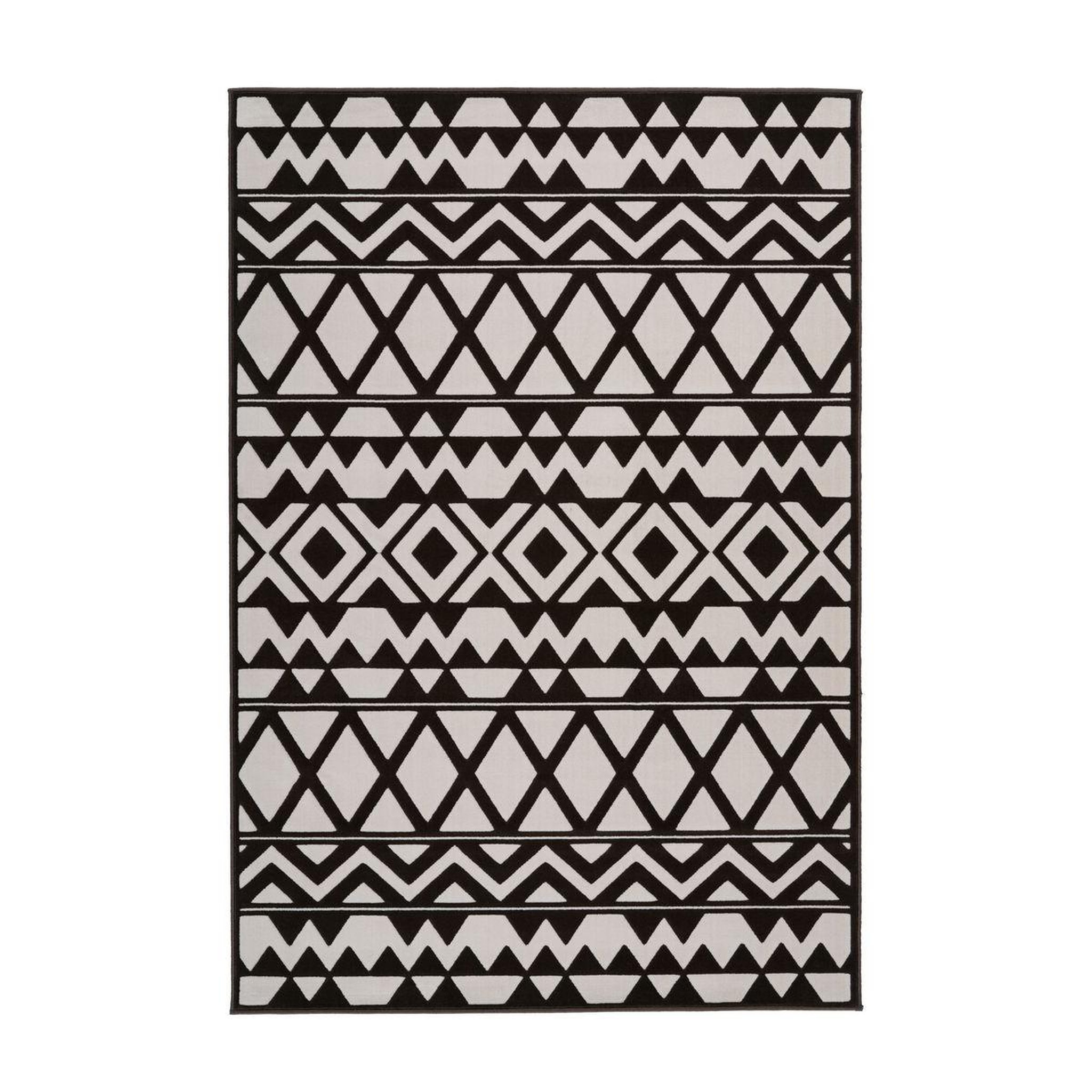 Paris Prix Tapis ethnique à poils courts  esperanto vii  marron. Coloris disponibles : Marron