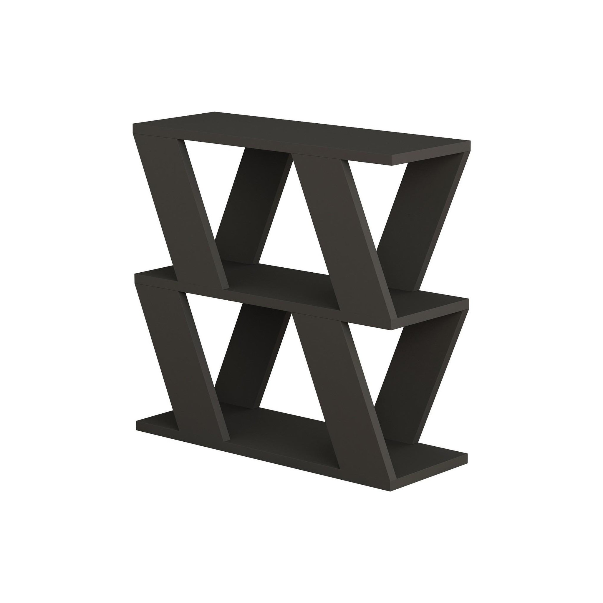 Habitat et Jardin Table d'appoint en bois  lazena  - 60 x 22 x 57 cm - anthracite