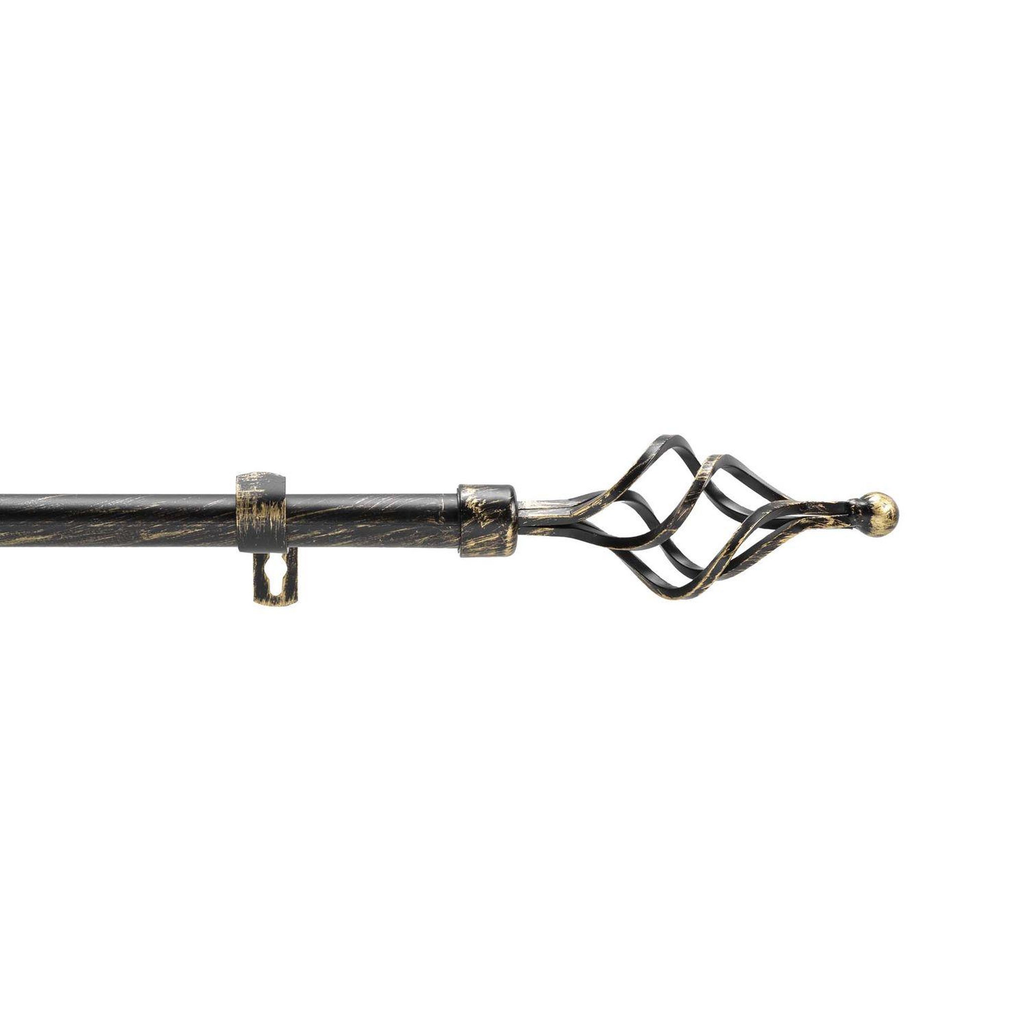 Voir la diapositive 1 : Douceur d'Intérieur Kit de tringle à rideaux extensible TWISTY