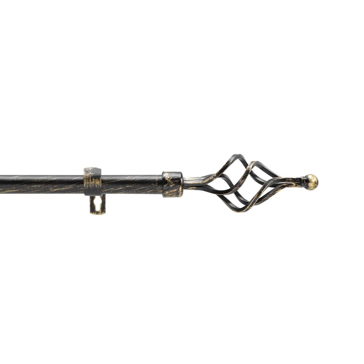 Douceur d'Intérieur Kit de tringle à rideaux extensible TWISTY