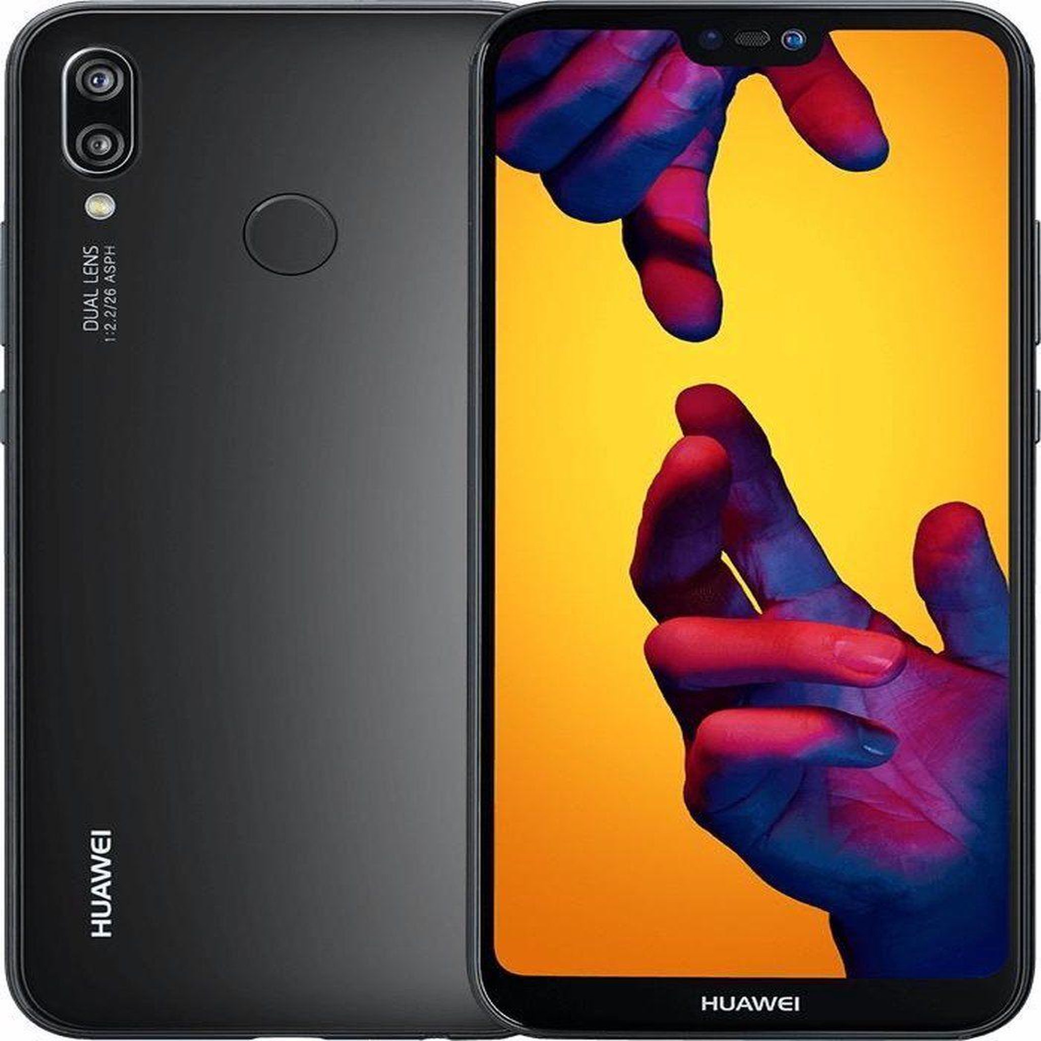 Voir la diapositive 1 : HUAWEI P20 Lite Reconditionné 64 Go - Grade A - Noir