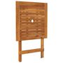 Voir la diapositive 5 : VIDAXL Ensemble a manger de jardin pliable 3 pcs Bois d'acacia solide