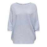 JACQUELINE DE YONG Pull  Clair manches 3/4 Femme JDY New Behave. Coloris disponibles : Bleu