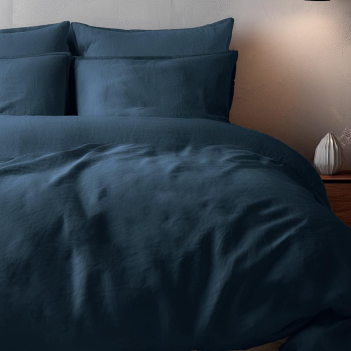 Sensei Maison Housse de couette en percale lavée HOME WASHED