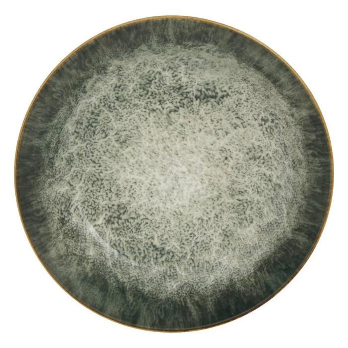 SECRET DE GOURMET Service de Table 12 Pièces  Juliette  26cm Vert