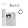 Voir la diapositive 2 : Today Rideau a oeillets - 140X240 - Craie - TODAY Essential - 356002