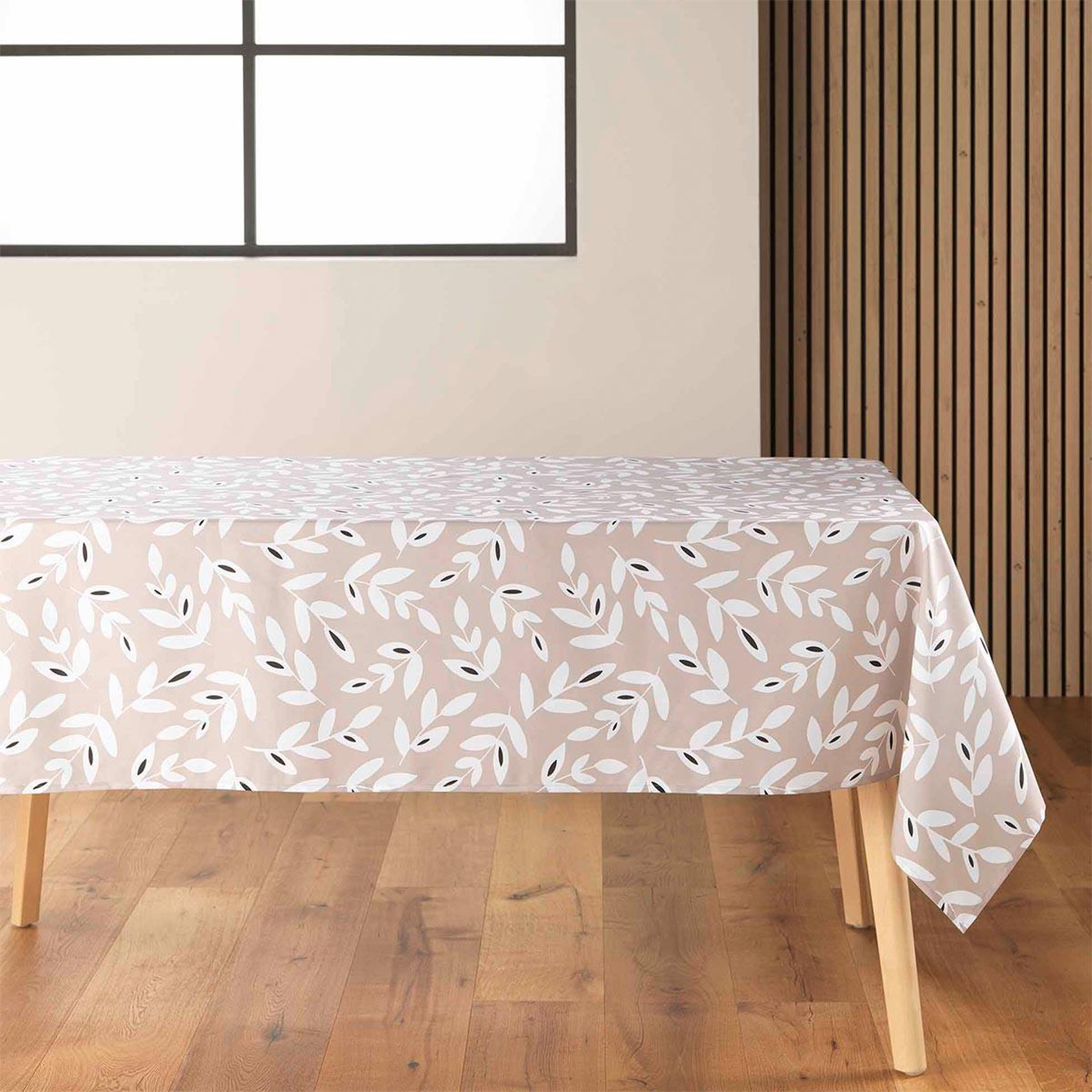 Douceur d'Intérieur Nappe en microfibre  bellys  140x240cm naturel
