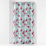 Paris Prix Rideau à Œillets Imprimé  Caracas  140x260cm Blanc