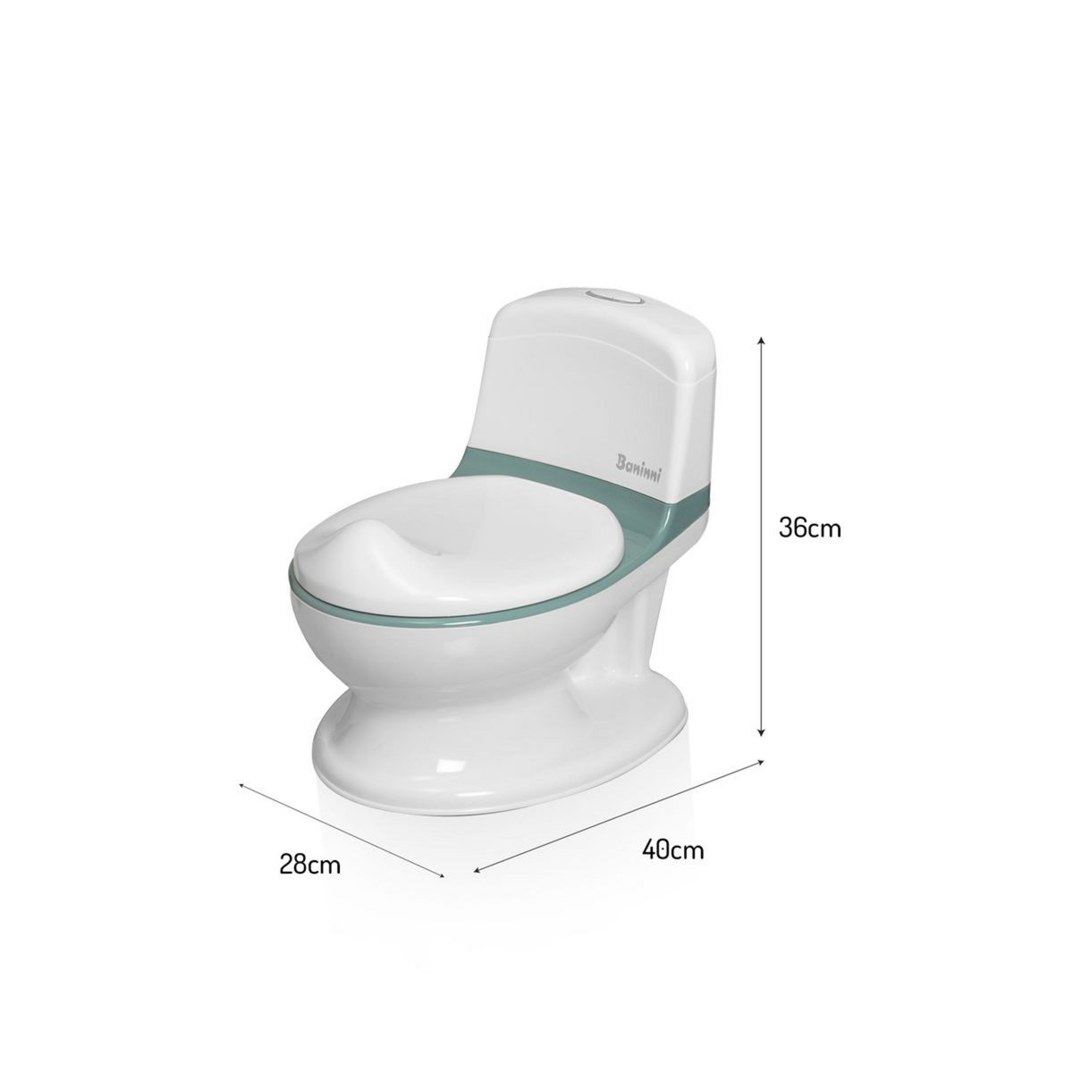 BANINNI Pot de toilette bébé avec son Pippee