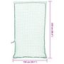 Voir la diapositive 6 : VIDAXL Filet pour remorque avec corde elastique vert 2,5x1,5 m PP