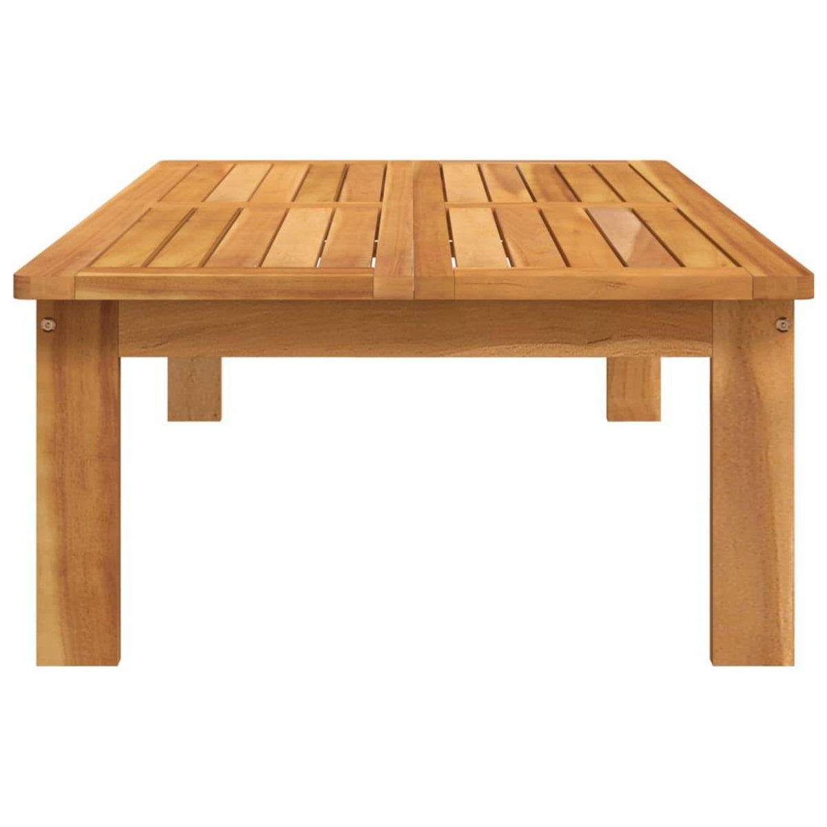 VIDAXL Table de jardin 100x60x30 cm bois d'acacia solide