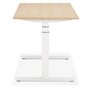 Voir la diapositive 3 : Paris Prix Bureau Design Réglable  Électrique  140cm Naturel & Blanc