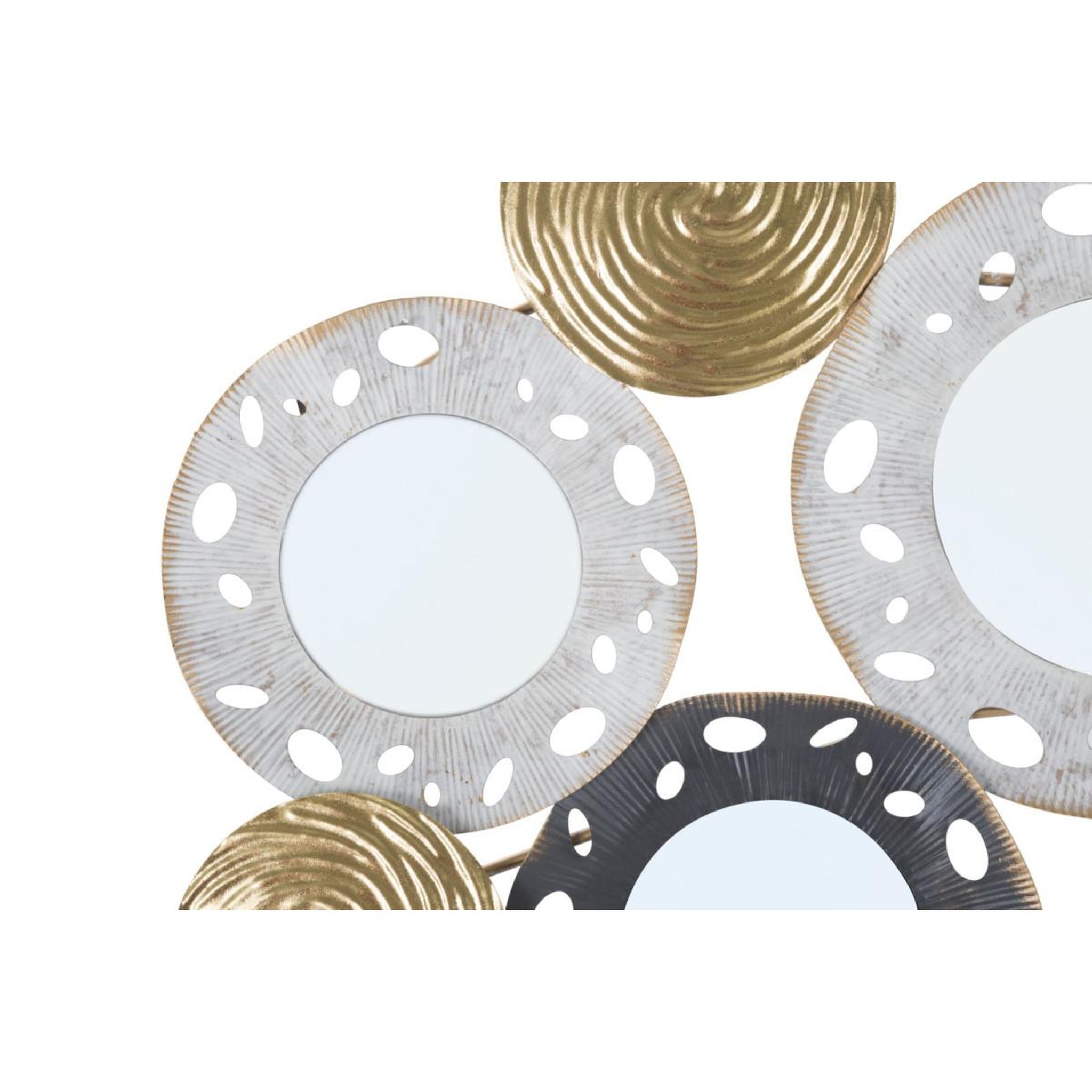 Voir la diapositive 2 : Paris Prix Décoration murale 4 miroirs  gloty  91cm multicolore