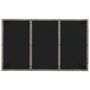 Voir la diapositive 5 : VIDAXL Table de jardin dessus en verre Gris 150x90x75cm Resine tressee