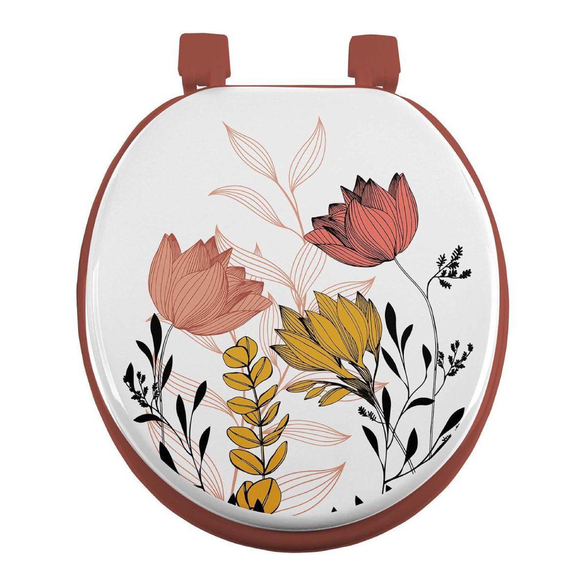 Voir la diapositive 1 : Douceur d'Intérieur Abattant wc imprimé  amelina  47cm multicolore