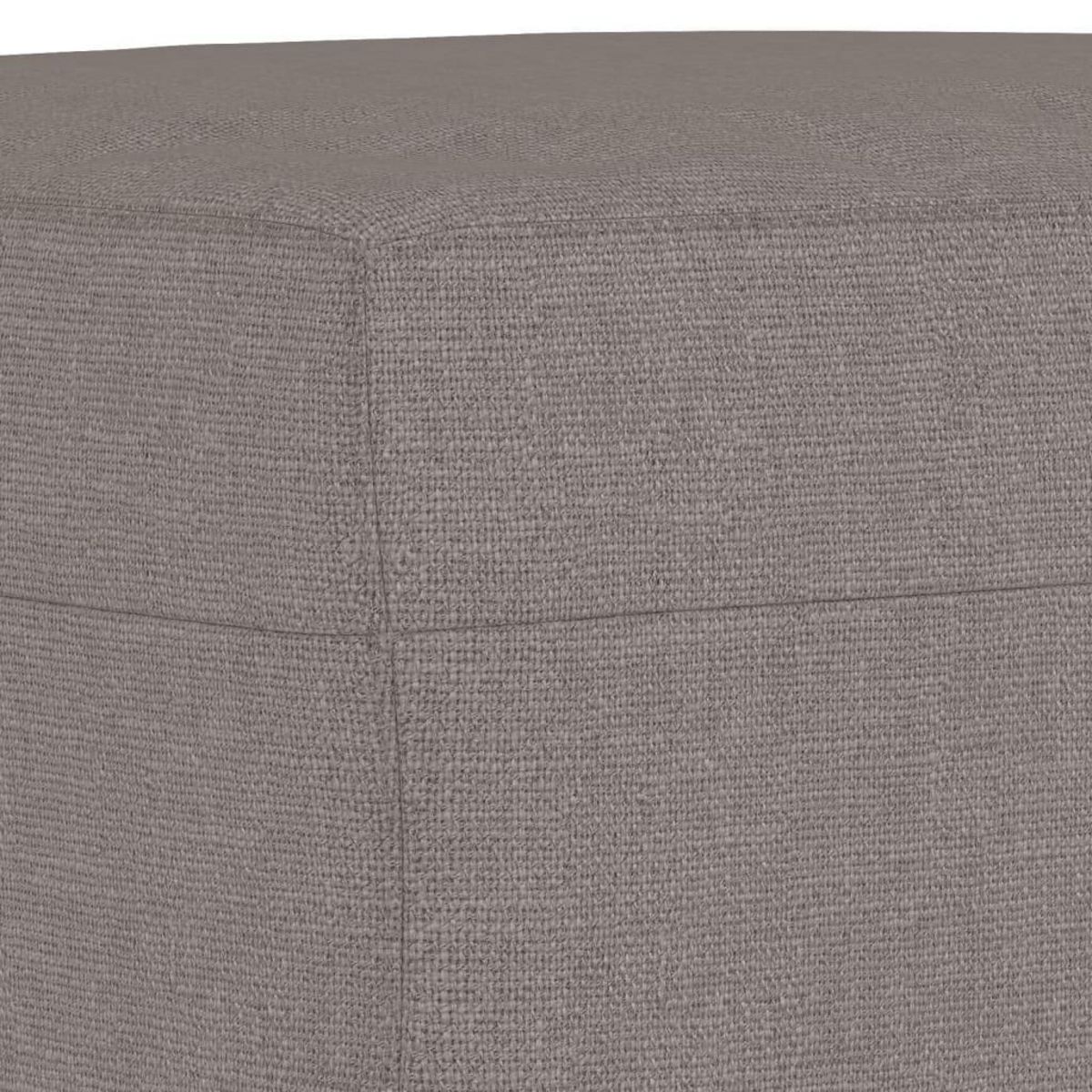 VIDAXL Repose-pied Taupe 70x55x41 cm Tissu
