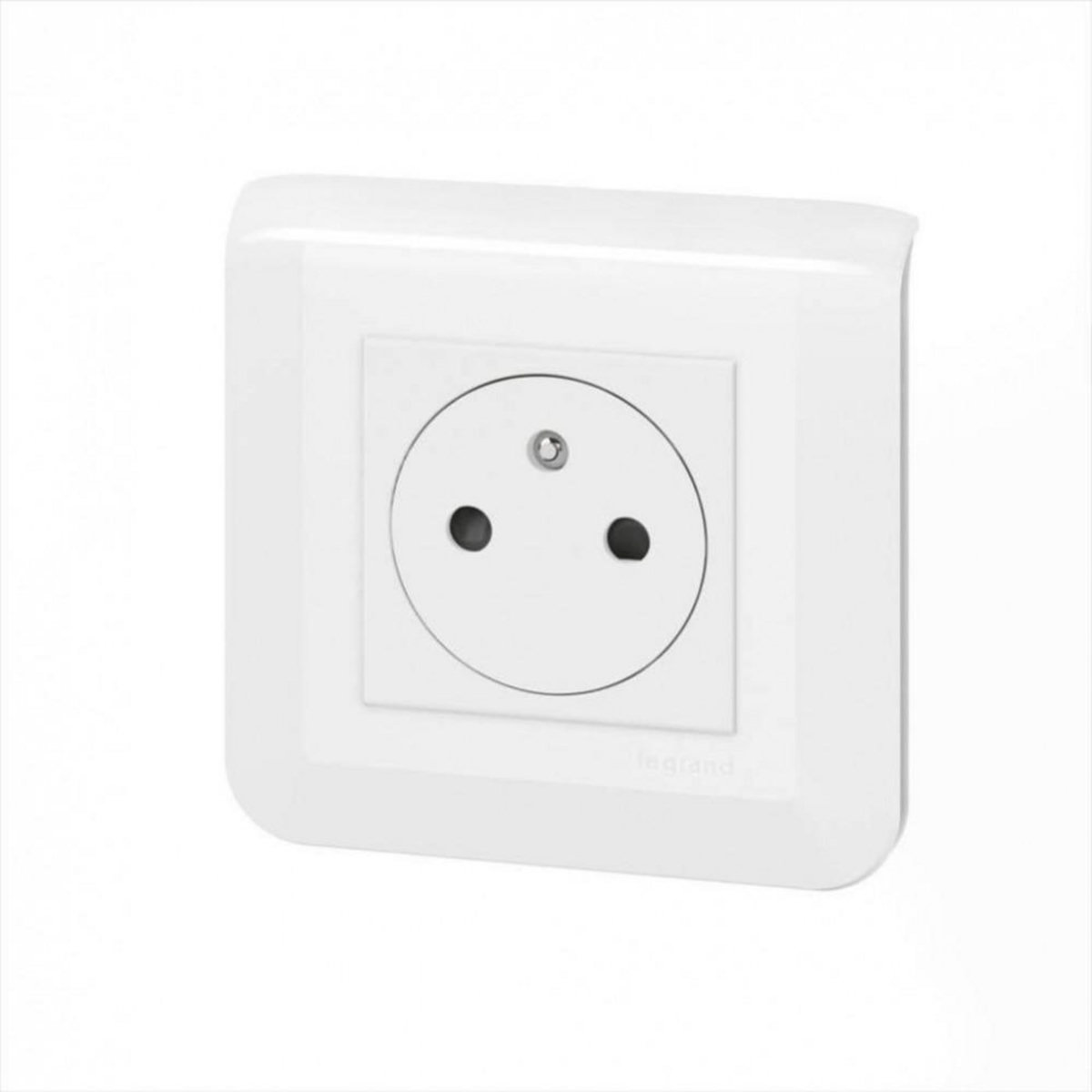 Legrand Prise avec terre Mosaic, blanc, LEGRAND