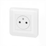 Legrand Prise avec terre Mosaic, blanc, LEGRAND