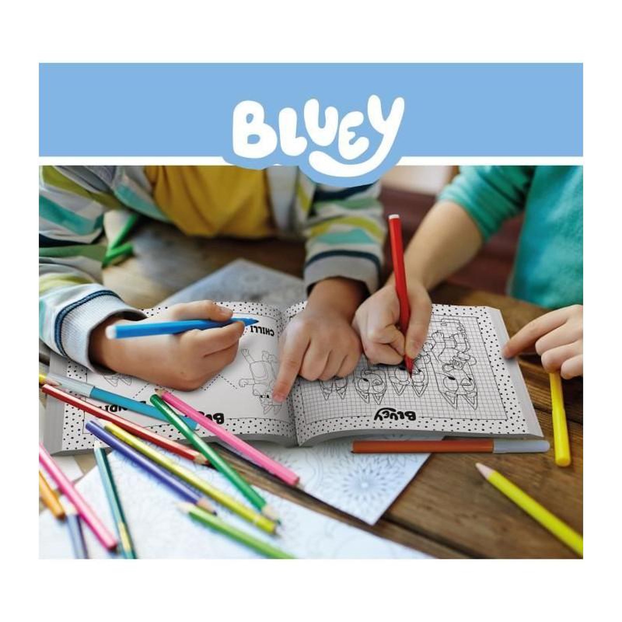 Voir la diapositive 3 : LISCIANI GIOCHI Ecole de dessin - Bluey drawing school - pour apprendre a dessiner - LISCIANI