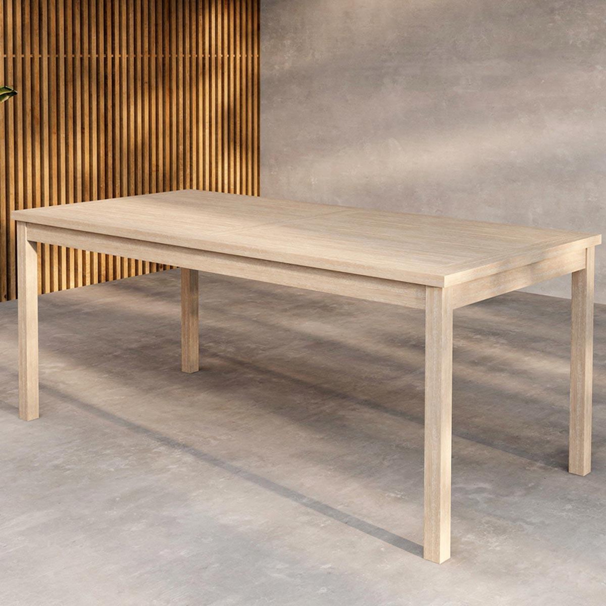 Voir la diapositive 5 : Paris Prix Table de jardin en teck  kenya  180cm naturel
